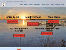 Tablet Screenshot of anchoragecamp.org